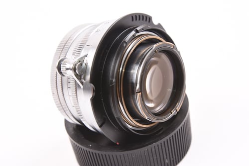 thumbnail-5 for Leica LTM 50mm f/2 Collapsible Ver I SOOIC w/M Adapt Haze/Clean Mks