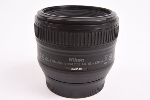 thumbnail-1 for Nikon AFS 50mm f/1.8 G