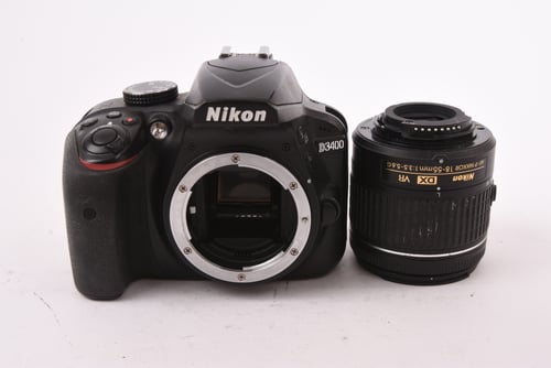 thumbnail-4 for Nikon D3400 w/ 18-55mm