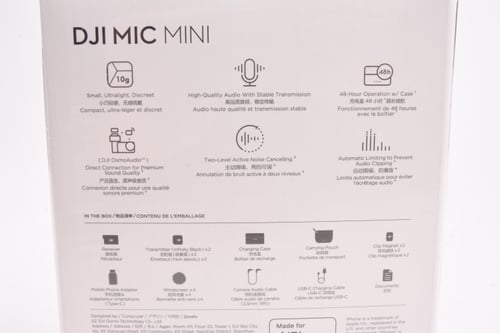 thumbnail-2 for DJI Mic Mini (2 TX + 1 RX + Charging Case) LNIB #62QTB