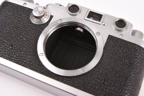 thumbnail-6 for Leica IIIf Black Dial w/ 50mm Summitar Collapsible