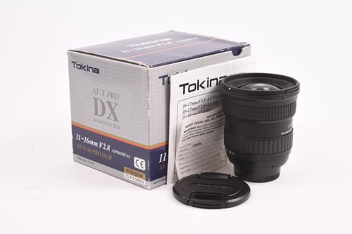 View Tokina AT-X PRO 11-16mm f/2.8 IF DX II For Nikon AFS Tokina AT-X PRO 11-16mm f/2.8 IF DX II For Nikon AFS