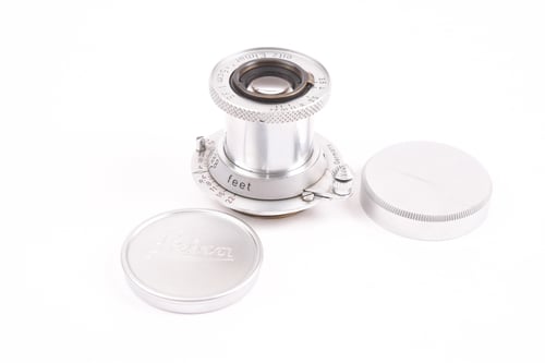 Leica Elmar 5cm f/3.5 collapsible lens CLEANING MARKS ON FE