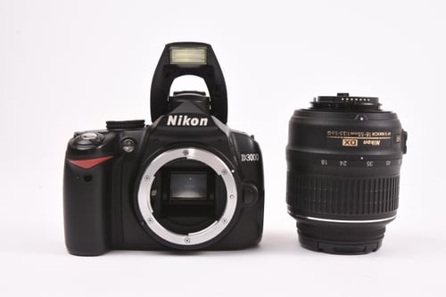thumbnail-6 for Nikon D3000 w/18-55mm