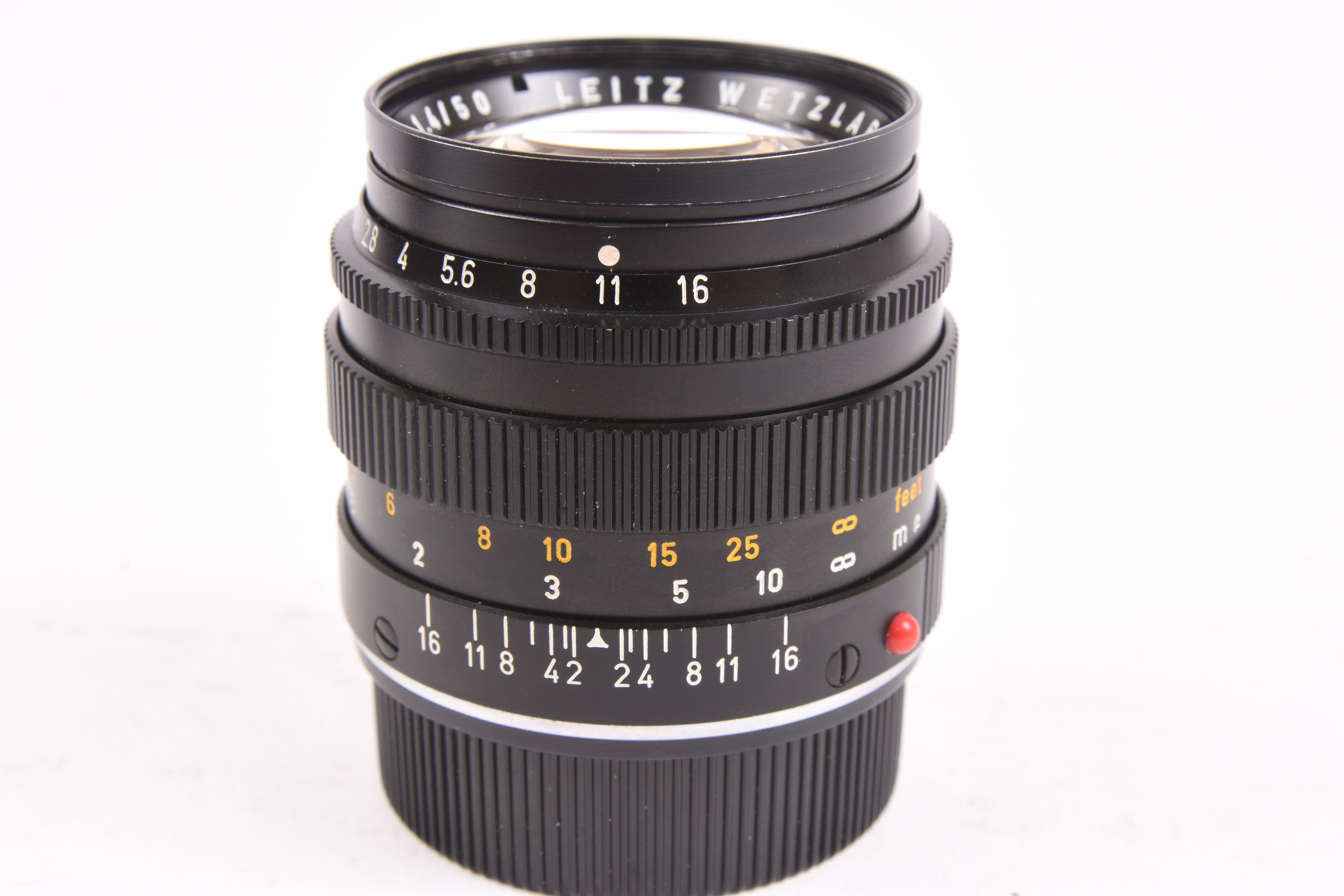 Leica 50mm F1.4 Summilux Black Rigid Germany Clean M Vers II
