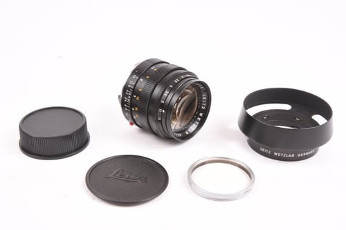 thumbnail-8 for Leica 50mm F1.4 Summilux Black Rigid Germany Clean M Vers II