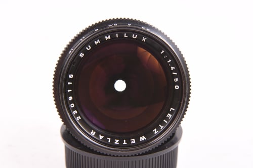 thumbnail-6 for Leica 50mm F1.4 Summilux Black Rigid Germany Clean M Vers II