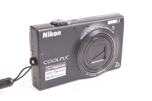 thumbnail-1 for Nikon Coolpix S6100 16MP Digital Compact Point and Shoot Camera