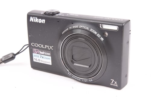 Nikon Coolpix S6100 16MP Digital Compact Point and Shoot Camera