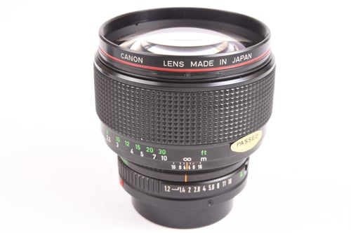 Canon FD 85mm f/1.2 L