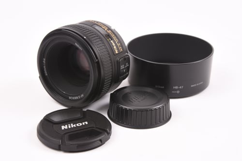 View Nikon AF-S 50mm f/1.8 G Lens Nikon AF-S 50mm f/1.8 G Lens