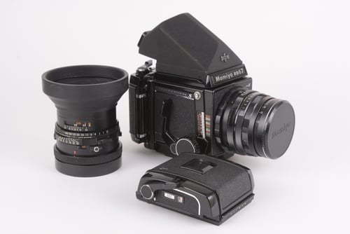 Mamiya RB67 Pro S w/Prism 90mm f/3.8, 50mm f/4.5 120, 220 #52704