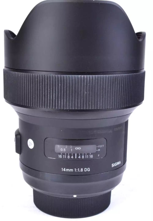 View Sigma 14mm f/1.8 ART for Nikon #35595 GOOD Sigma 14mm f/1.8 ART for Nikon #35595 GOOD