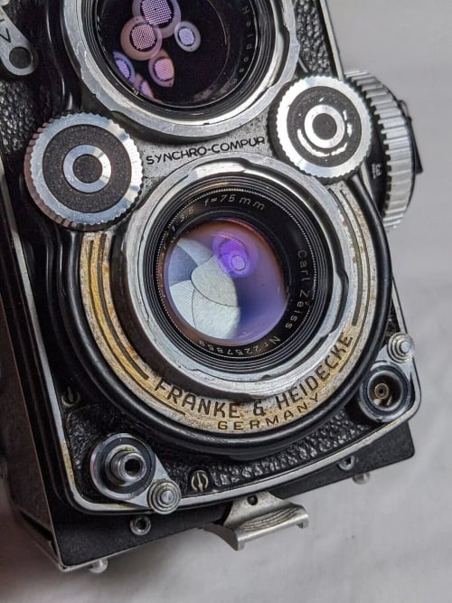 thumbnail-5 for Rolleiflex 3.5F TLR w/75mm f/3.5